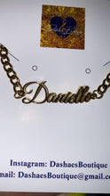 Load and play video in Gallery viewer, Basic Nameplate Necklace and Bracelet Set
